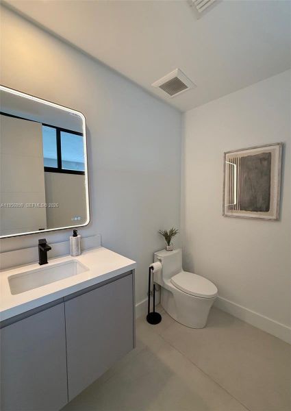 Furnished interior view inside a new home in , Miami (Image 26).