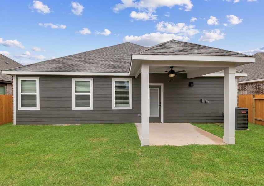 Covered backyard patio Covered backyard patio