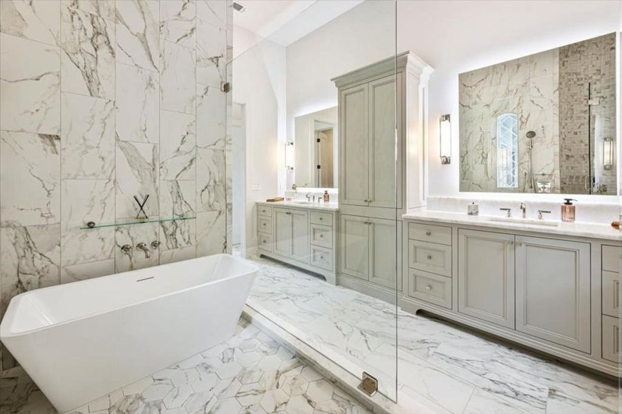 Furnished interior view inside a new home in , Alpharetta (Image 11).