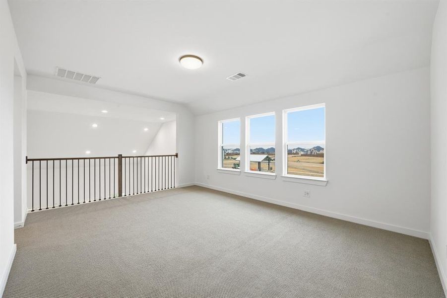 Spacious, unfurnished interior of a new home in Wildflower Ranch: 50ft. lots, Dish (Image 23).