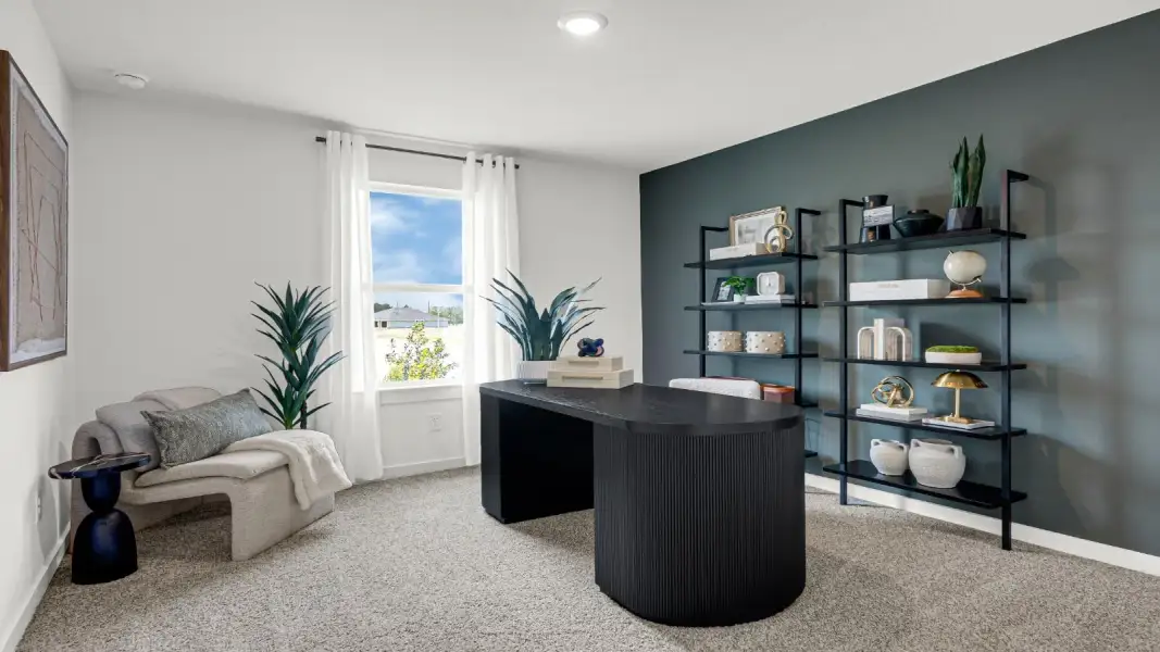 Furnished interior view inside a new home in Blue Heron Estates, Beasley (Image 13).