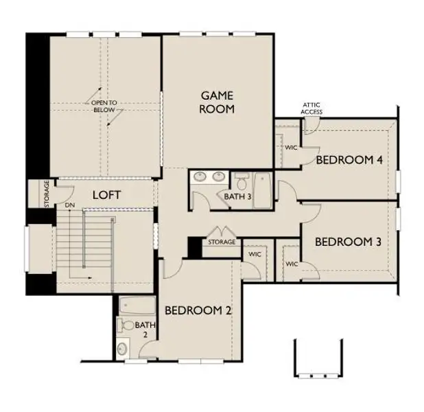 The Hathaway floorplan