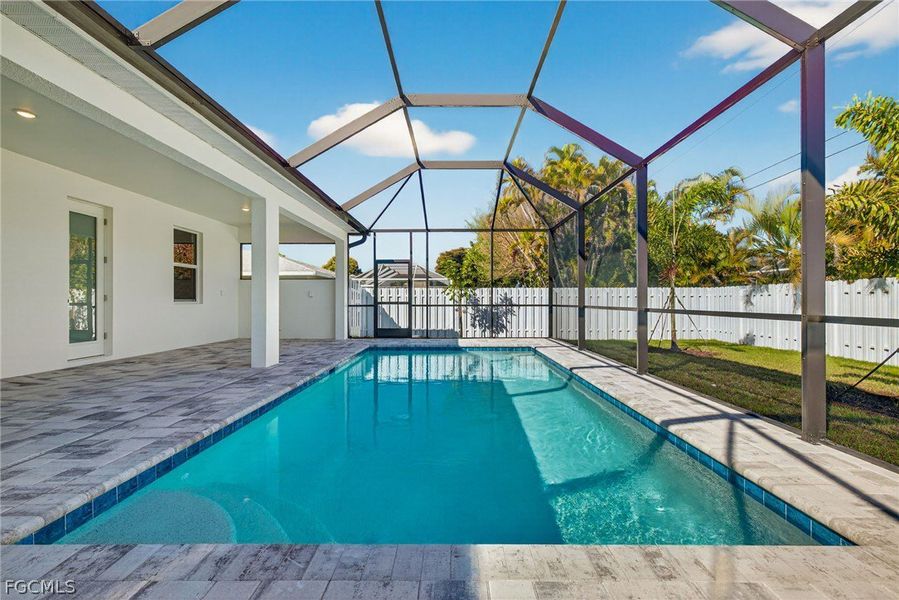 Exterior details and patio area of a home in Cape Coral, Cape Coral (Image 20).
