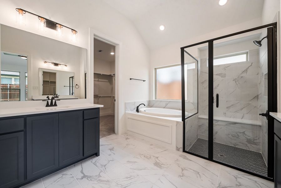 Furnished interior view inside a new home in Tavolo Park, Fort Worth (Image 9).