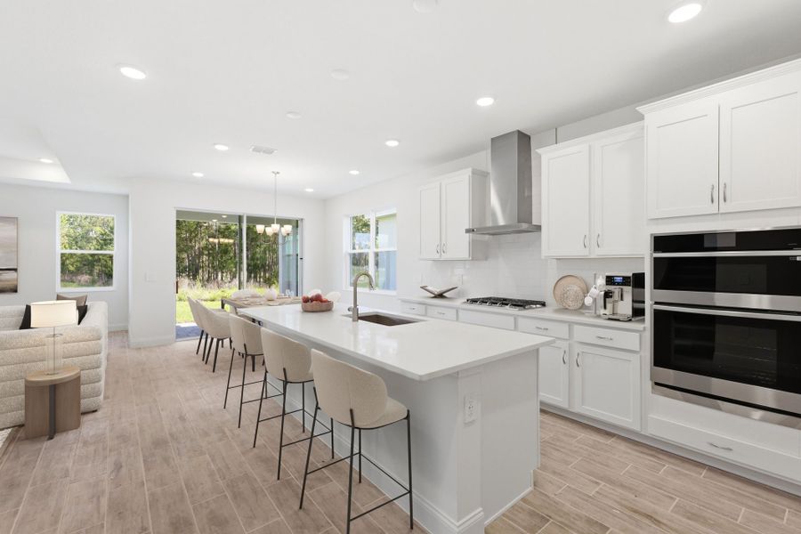 Furnished interior view inside a new home in Tamarack at Two Rivers, Zephyrhills (Image 5).