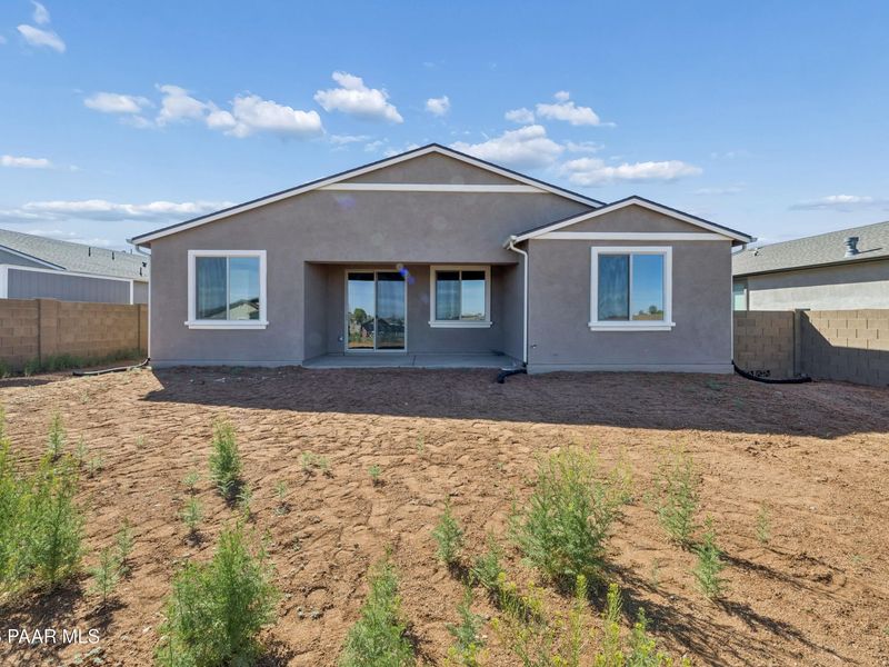 Exterior details and patio area of a home in North Ridge at Pronghorn Ranch, Prescott Valley (Image 20).