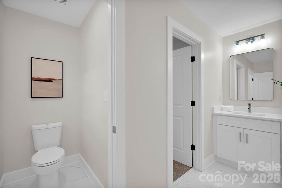 Furnished interior view inside a new home in , Statesville (Image 12).