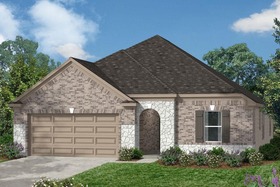 Image 3 representing the Plan 1675 by KB Home in Breckenridge Forest, Spring, TX.