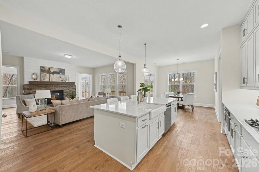 Furnished interior view inside a new home in Harbor Watch, Statesville (Image 18).