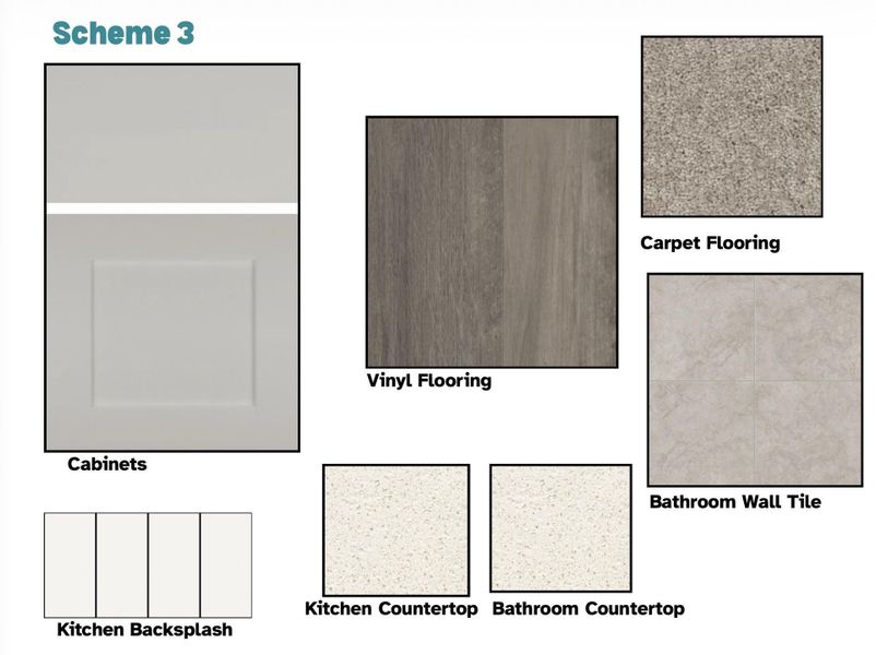 Sample of building materials used in homes in Sorella, Tomball (Image 5).