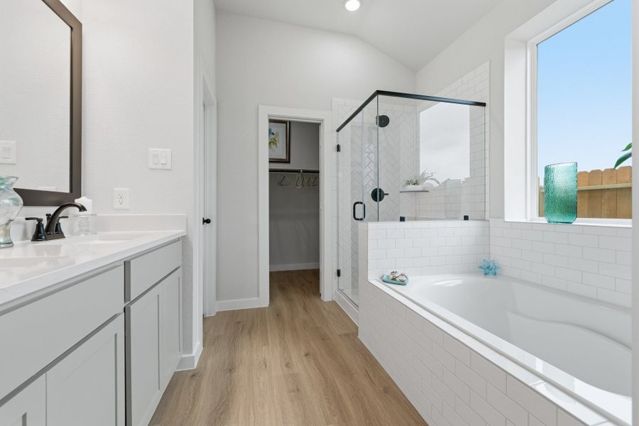 Granger Pines Model Home - Linden - Primary Bathroom Granger Pines Model Home - Linden - Primary Bathroom