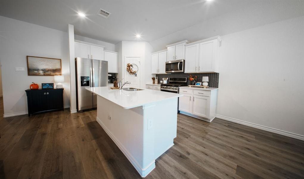 Furnished interior view inside a new home in , Aubrey (Image 17). Furnished interior view inside a new home in , Aubrey (Image 17).