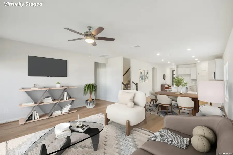 Furnished interior view inside a new home in , San Antonio (Image 7).
