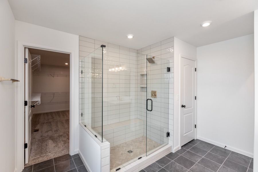 Representative furnished interior of a home built from the Grayson by Fischer Homes in Leeland Farms, Fuquay Varina (Image 11).