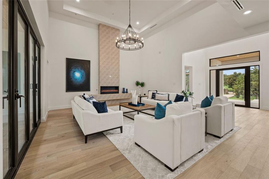 Furnished interior view inside a new home in , Southlake (Image 30).