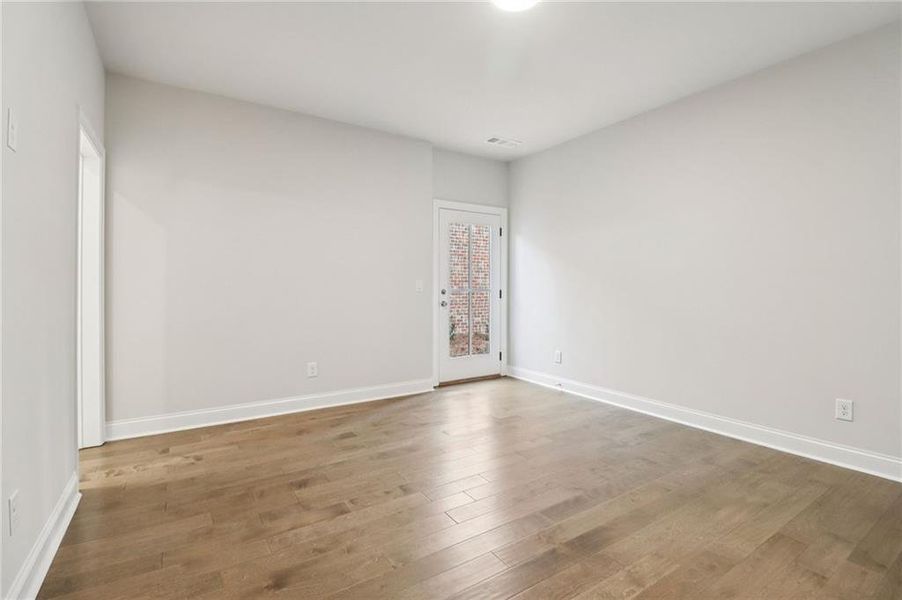Spacious, unfurnished interior of a new home in Brackley Single Family, Cumming (Image 58). Spacious, unfurnished interior of a new home in Brackley Single Family, Cumming (Image 58).