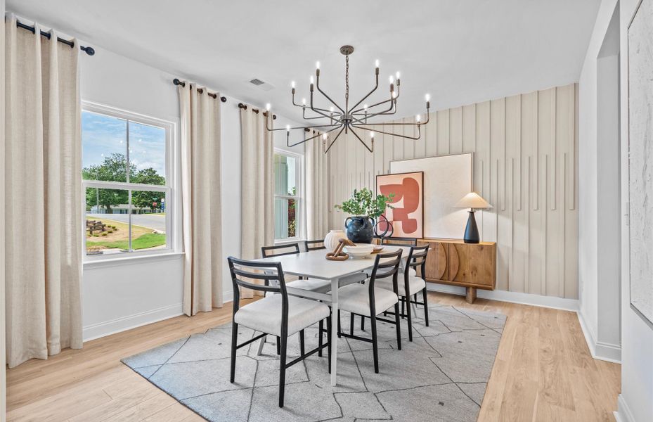 Furnished interior view inside a new home in Briarwood Reserve, Spartanburg (Image 5).