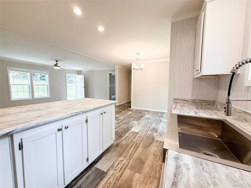 Furnished interior view inside a new home in , Cleveland (Image 7).