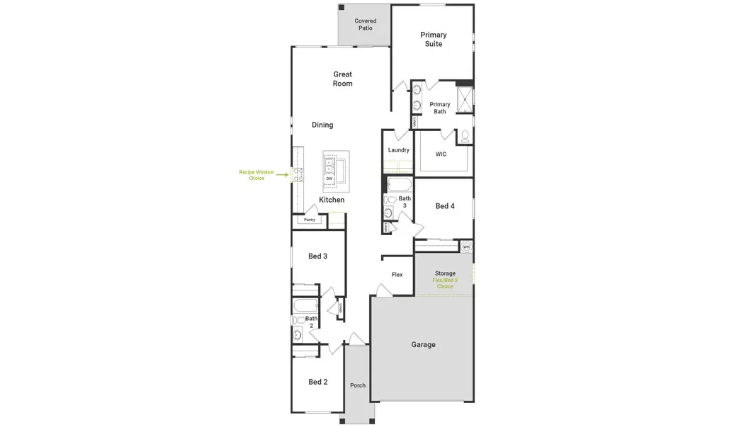 2D floor plan layout of this home in North Copper Canyon, Surprise, AZ (Image 2). 2D floor plan layout of this home in North Copper Canyon, Surprise, AZ (Image 2).