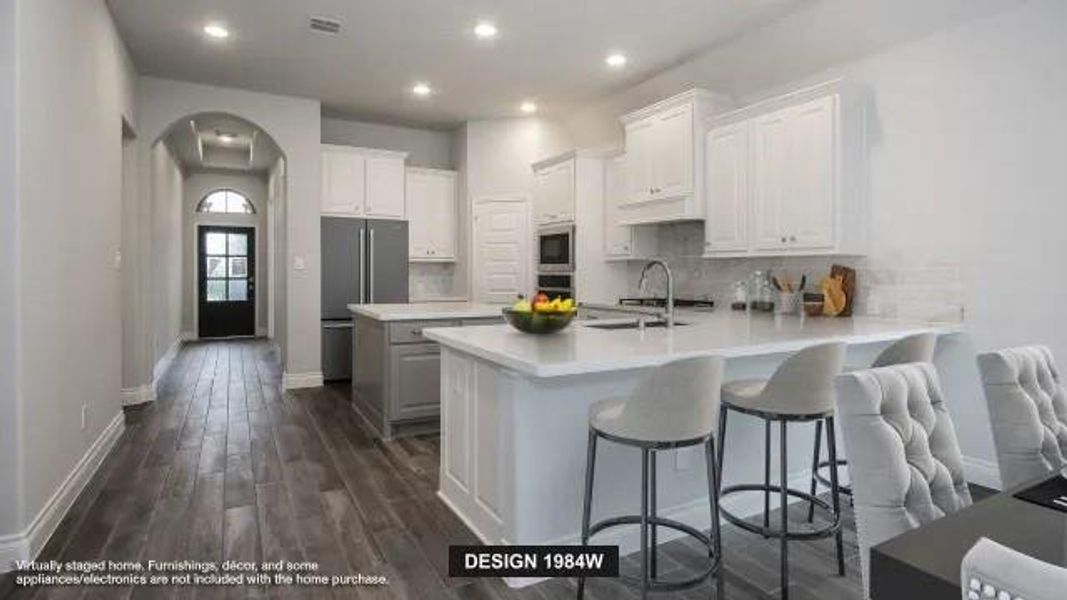 Furnished interior view inside a new home in Ventana, Fort Worth (Image 7).