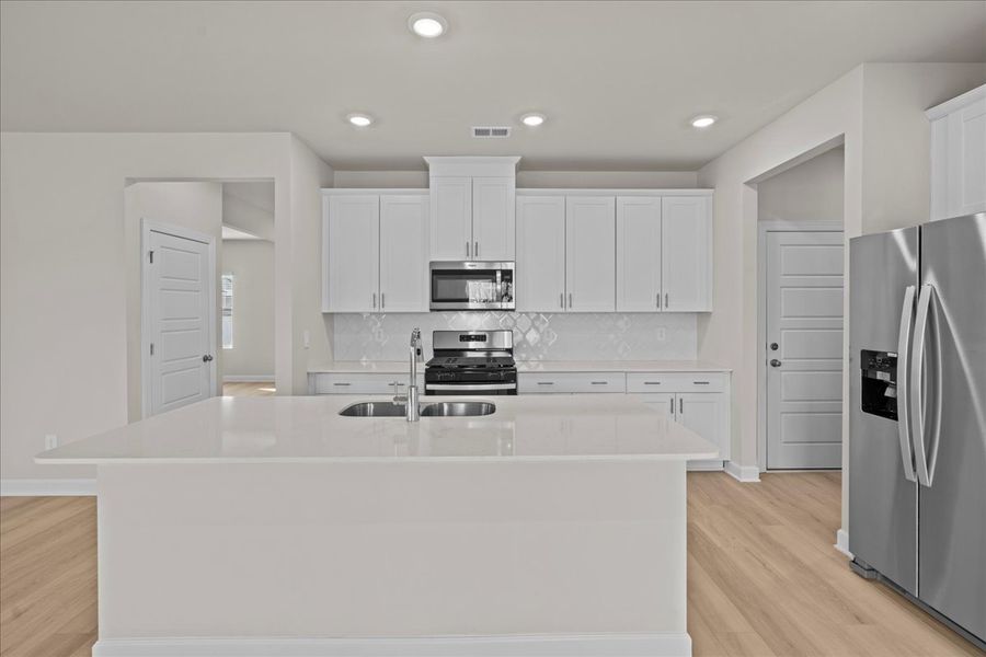 Furnished interior view inside a new home in Collier Ridge, Moore (Image 3). Furnished interior view inside a new home in Collier Ridge, Moore (Image 3).