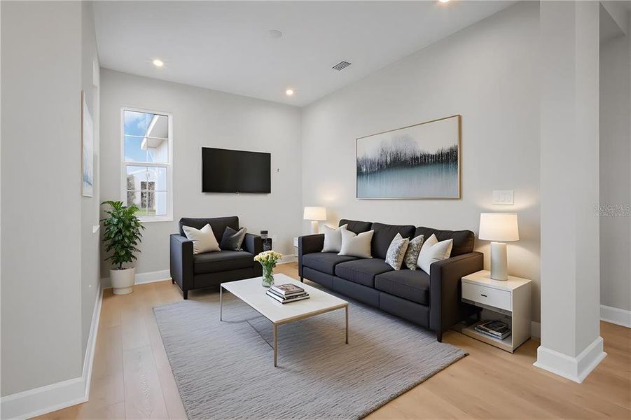 Furnished interior view inside a new home in , Lady Lake (Image 5). Furnished interior view inside a new home in , Lady Lake (Image 5).