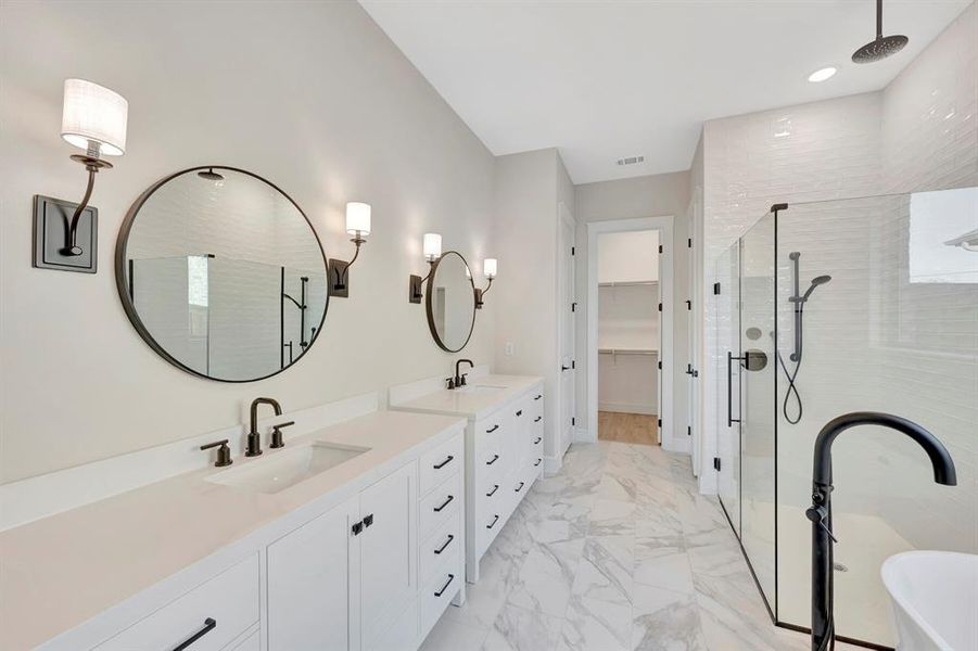 Furnished interior view inside a new home in Sterling Greene, Arlington (Image 16).