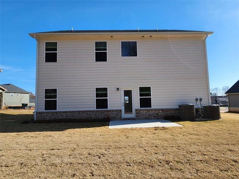 Exterior details and patio area of a home in Southern Hills, McDonough (Image 3).