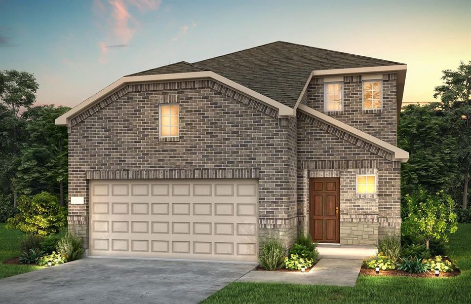 NEW CONSTRUCTION: Beautiful two-story home available at Travis Ranch in Forney