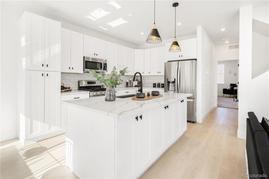 Furnished interior view inside a new home in , Arvada (Image 37).