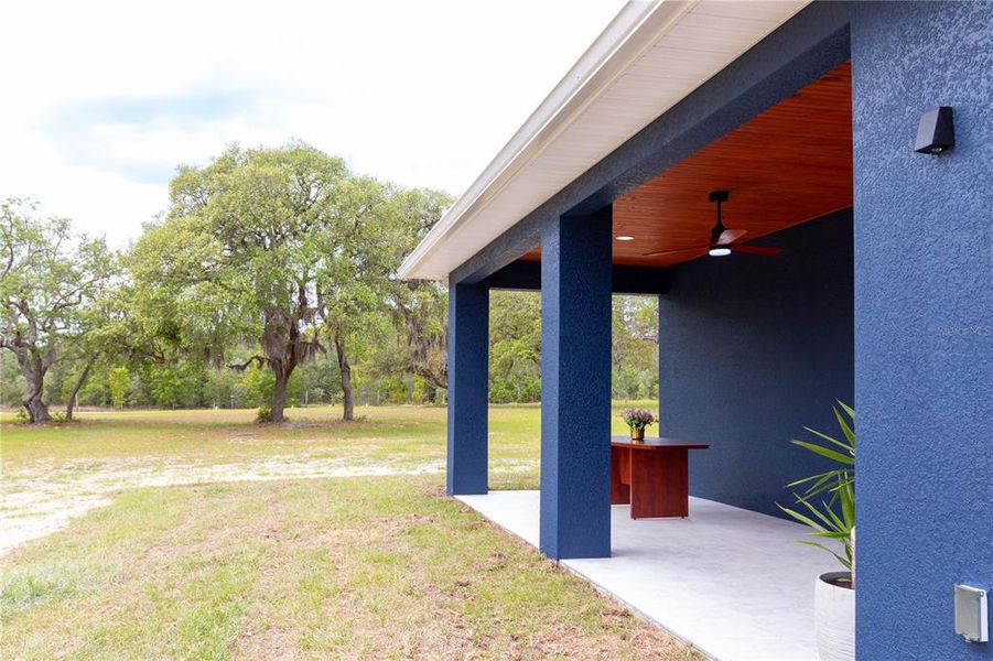 Exterior details and patio area of a home in , Dunnellon (Image 28).