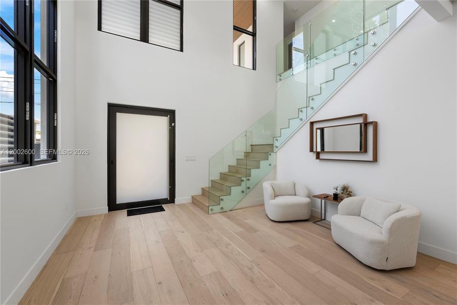 Furnished interior view inside a new home in , Miami (Image 12).