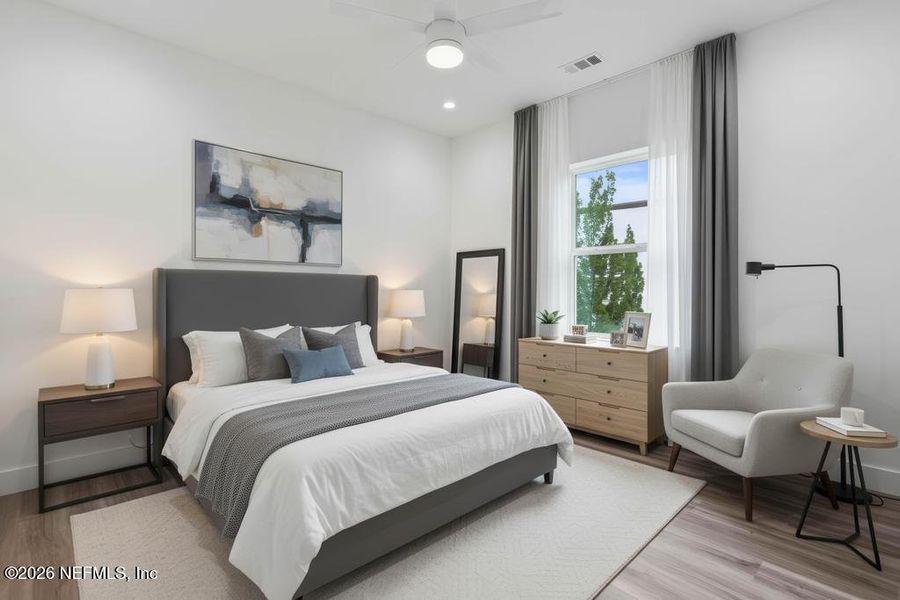 Furnished interior view inside a new home in , St. Johns (Image 18).