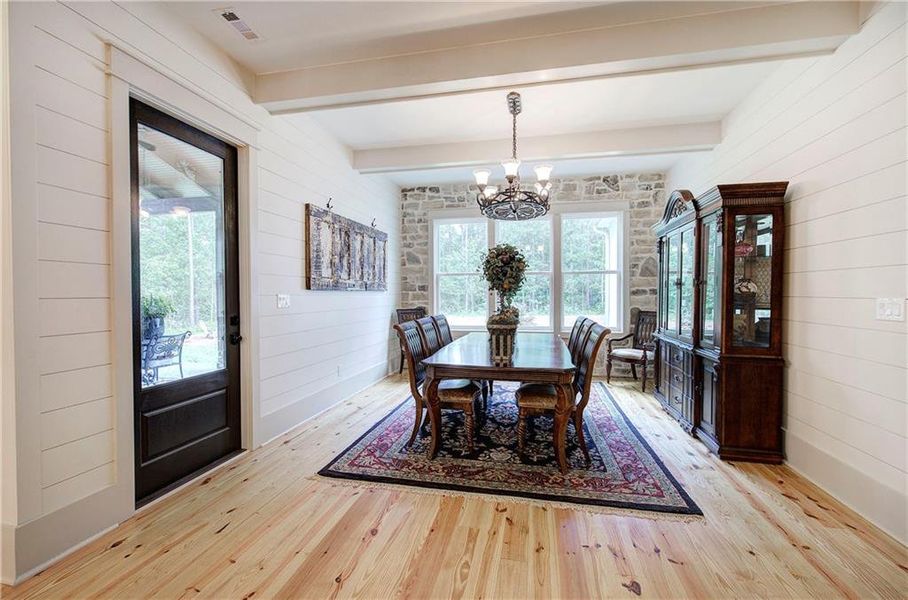 Furnished interior view inside a new home in , Acworth (Image 59).