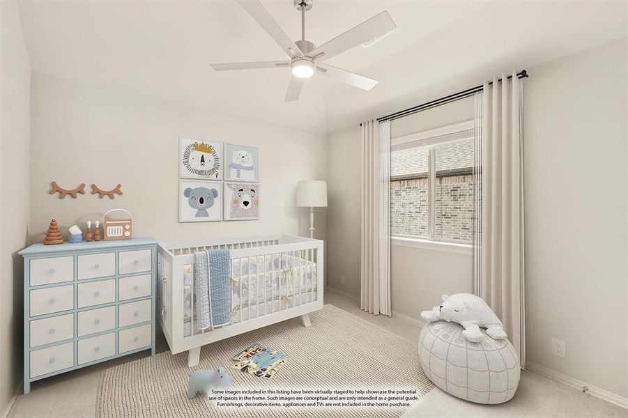 Furnished interior view inside a new home in Timberbrook 3B-4A, Justin (Image 13).