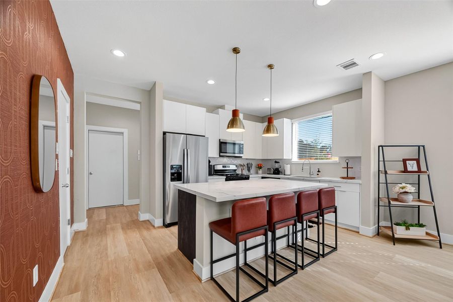 Furnished interior view inside a new home in Scranton Estates, Houston (Image 6).