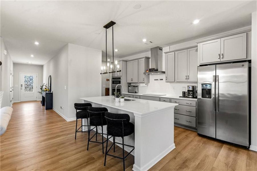 Furnished interior view inside a new home in Annsbury Park, Lilburn (Image 6).