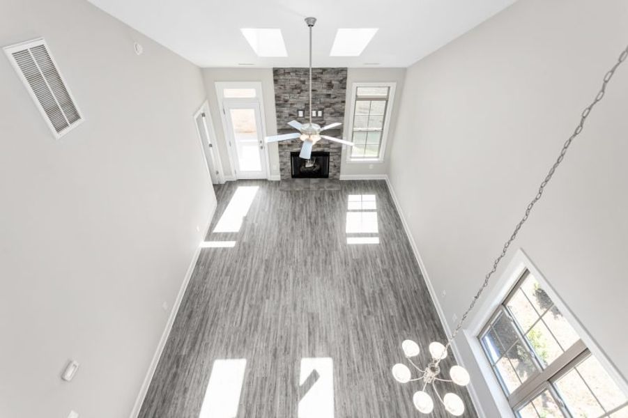 Representative unfurnished interior of a home built from the Greenwich by Keystone Homes NC in Northborough, Colfax (Image 68). Representative unfurnished interior of a home built from the Greenwich by Keystone Homes NC in Northborough, Colfax (Image 68).