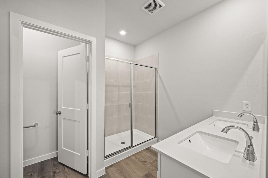 Furnished interior view inside a new home in Northpark South, Porter (Image 9). Furnished interior view inside a new home in Northpark South, Porter (Image 9).