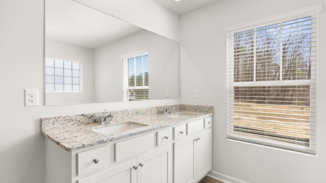 Furnished interior view inside a new home in South Wind, Union City (Image 9).