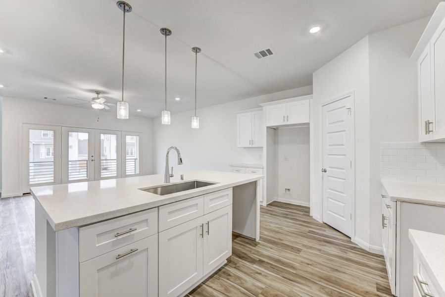 Furnished interior view inside a new home in Townsen Landing, Humble (Image 14). Furnished interior view inside a new home in Townsen Landing, Humble (Image 14).