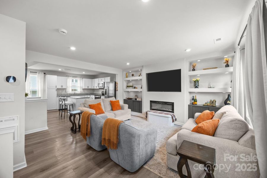 Furnished interior view inside a new home in , Charlotte (Image 8).