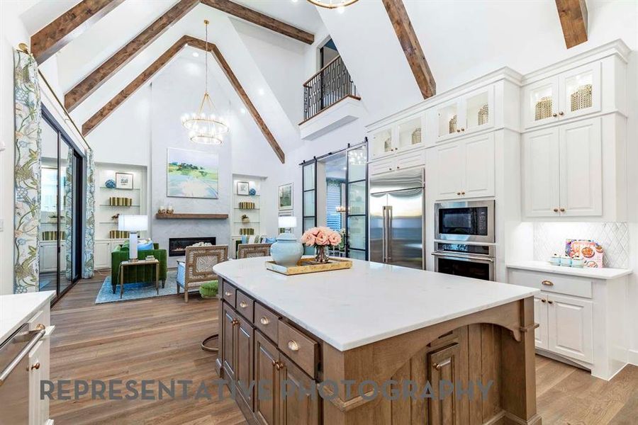 Furnished interior view inside a new home in Wildflower Ranch, Dish (Image 10).