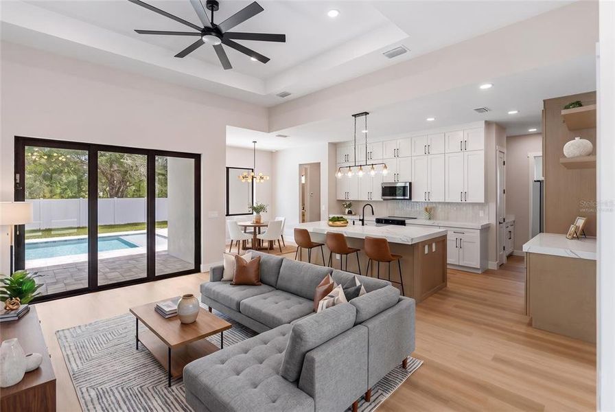 Furnished interior view inside a new home in , Port Charlotte (Image 13).