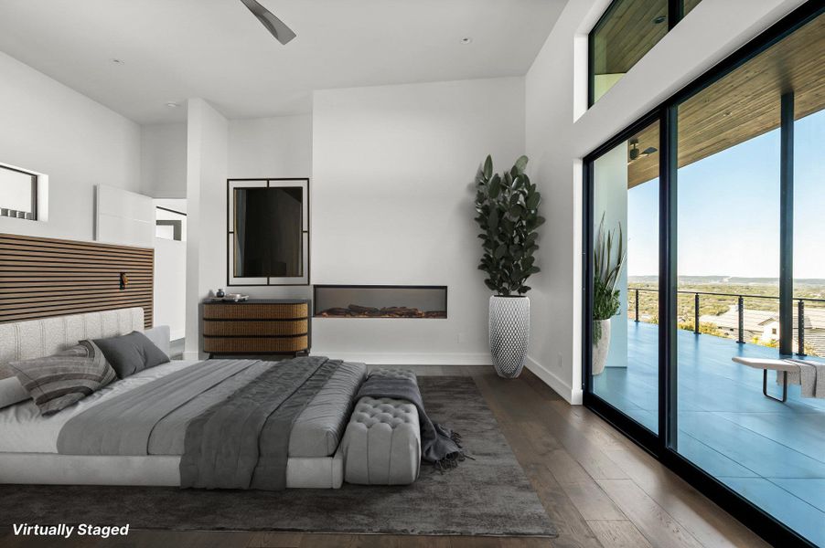 Furnished interior view inside a new home in , Spicewood (Image 15).