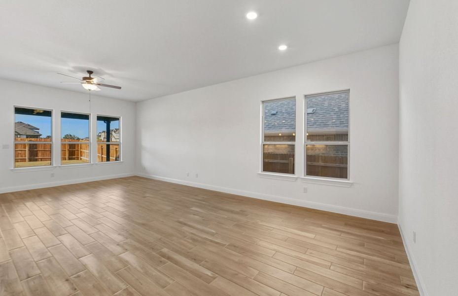 Spacious, unfurnished interior of a new home in Saddleback at Santa Rita Ranch, Liberty Hill (Image 38). Spacious, unfurnished interior of a new home in Saddleback at Santa Rita Ranch, Liberty Hill (Image 38).