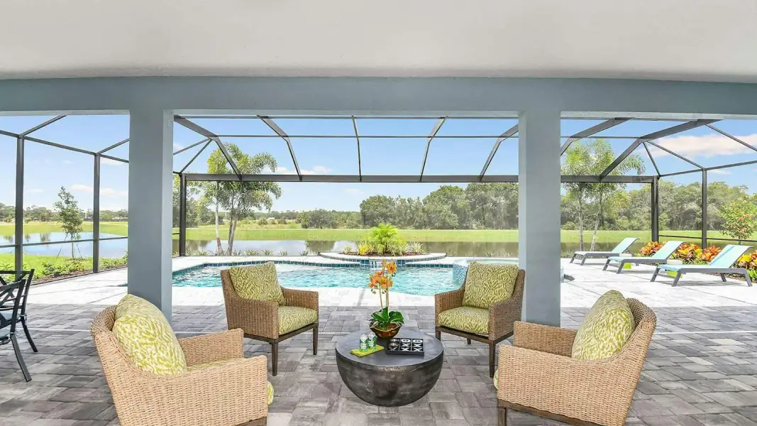 Exterior details and patio area of a home in Kingston South Real Estate and Homes for Sale in Estero, FL - Neal Communities, Estero (Image 22). Exterior details and patio area of a home in Kingston South Real Estate and Homes for Sale in Estero, FL - Neal Communities, Estero (Image 22).