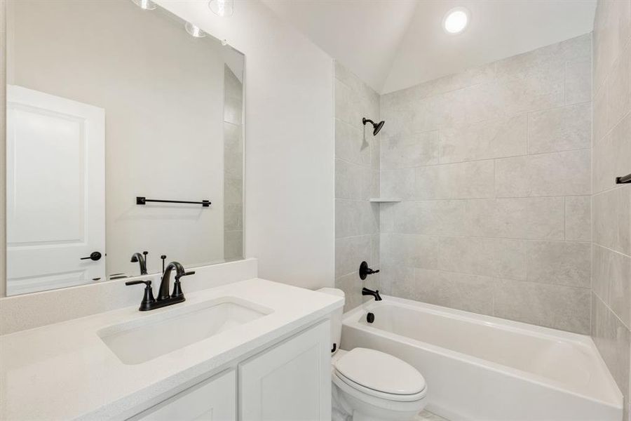 Furnished interior view inside a new home in Painted Tree Woodland District 50, McKinney (Image 8). Furnished interior view inside a new home in Painted Tree Woodland District 50, McKinney (Image 8).