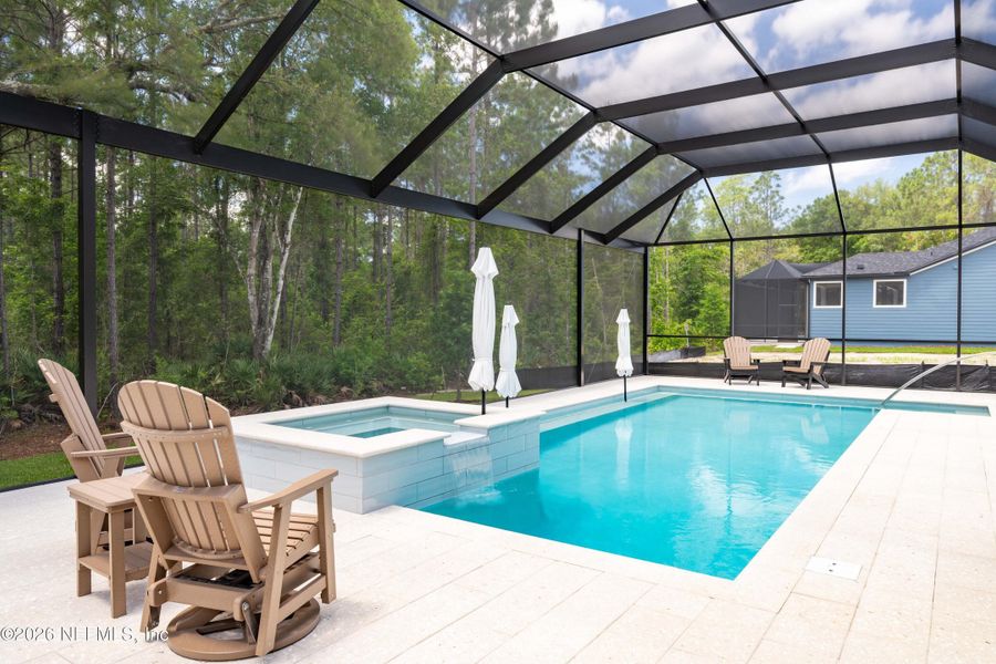Exterior details and patio area of a home in , St. Johns (Image 27).