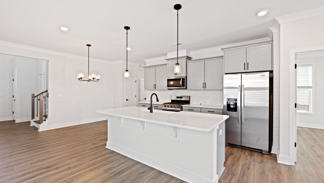 Furnished interior view inside a new home in Adams Glen, Greenville (Image 6).